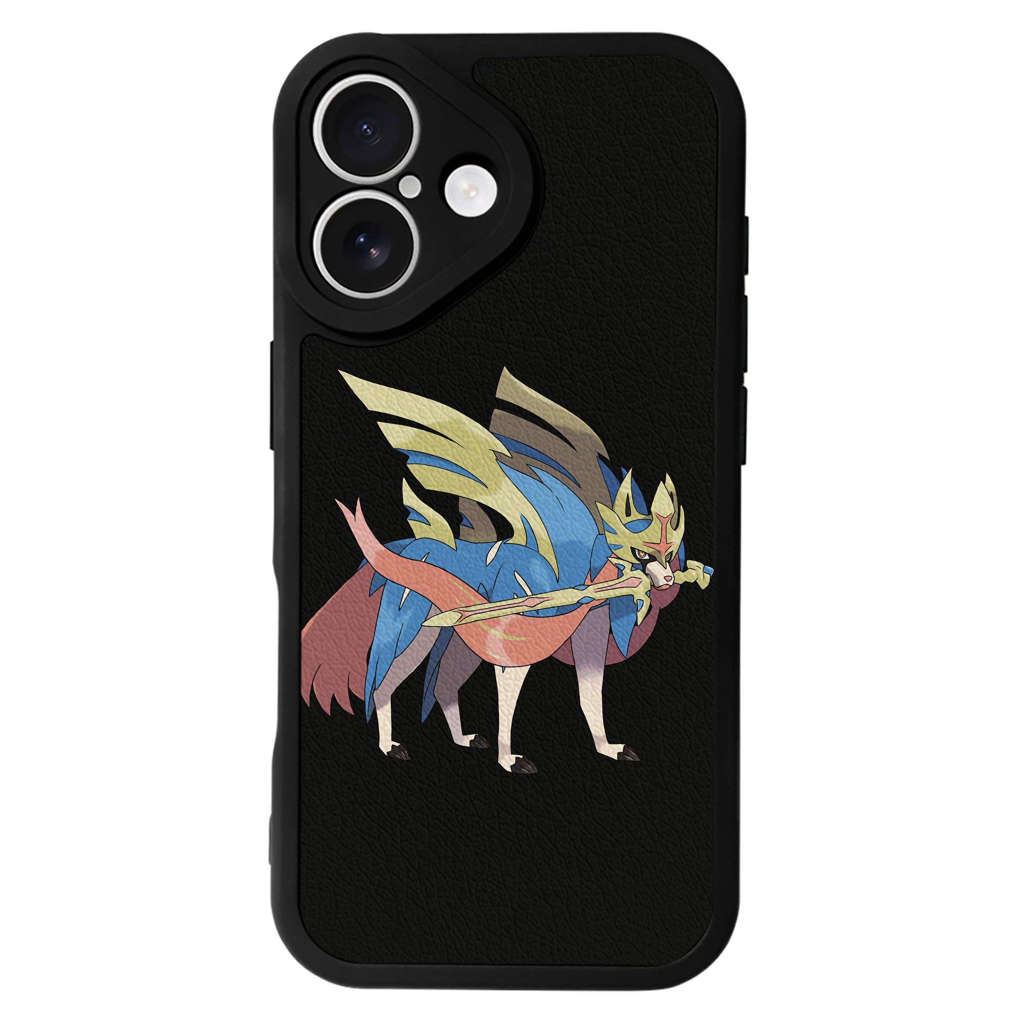 （画像用） ポケットモンスター Pokémon 【iPhone 16シリーズ対応】シリコンスマホケース（レザー調） 材質：シリコン